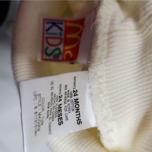 VINTAGE‎ 90s Oshkosh B'Gosh purple corduroy dress turtleneck top 2T/24m - Picture 9 of 9